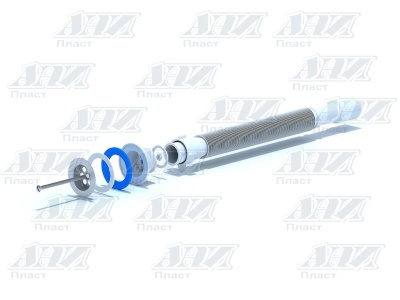 Сифон гофрированный  Ани Пласт удлиненный G217