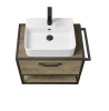 Тумба под умывальник Акватон Лофт Фабрик 65, дуб кантри 1A242301LTDY0