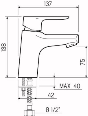 Смесители для умывальника PMC SL131-001