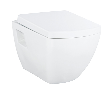 Комплект: унитаз подвесной Creavit Tetra + сиденье для унитаза Creavit Tetra + инсталляция для унитаза Alcaplast Sadromodul + кнопка для инсталляции Alcaplast M570