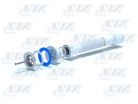 Сифон гофрированный  Ани Пласт 1/2 G106