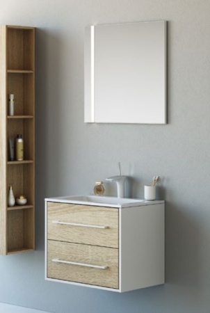 Тумба подвесная AQWELLA Майами Т6 с умывальником Malaga 600 (Mai.01.06+Mal.06.04.D)