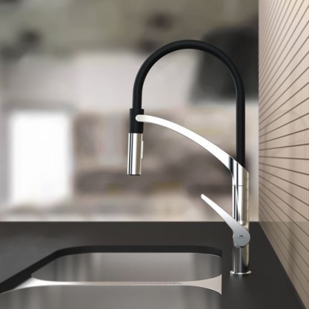 Смеситель для кухни с выдвижным изливом Rubineta ULTIMA 50