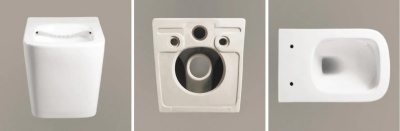 Унитаз подвесной Cerutti Maiella Aria UF, белый CT10480