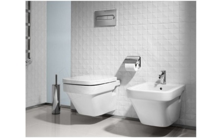 Унитаз подвесной Roca Dama-N с сиденьем микролифт