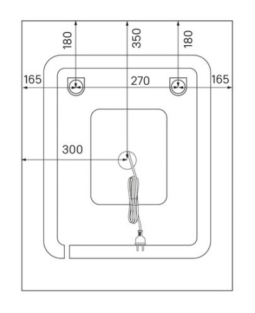 Зеркало с подстветкой 60 см Iddis Zodiac ZOD6000i98