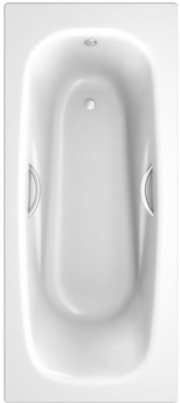 Ванна стальная BLB Universal Anatomica HG 170*75 см с ножками BLB Universal, белая S398044AH000000 (B75L)