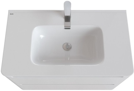 Тумба напольная с умывальником Iddis Edifice 80 белый EDI80WFi95K. Образец. Распродажа