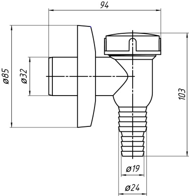 Минисифон Ани Пласт для стиральной машины M500