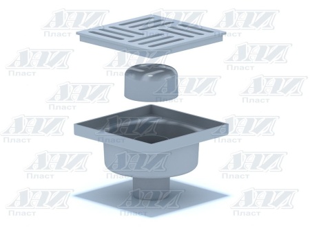 Трап вертикальный Ани Пласт нерегулируемый с выпуском 50 мм TA5210