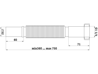 Гибкая труба Ани Пласт 1/4 K203