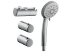 Душевой гарнитур (стойка) 3 режима шланг 150 металл Cersanit Vibe 63067