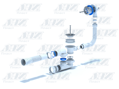 Сифон для ванны Ани Пласт 1/2 E255