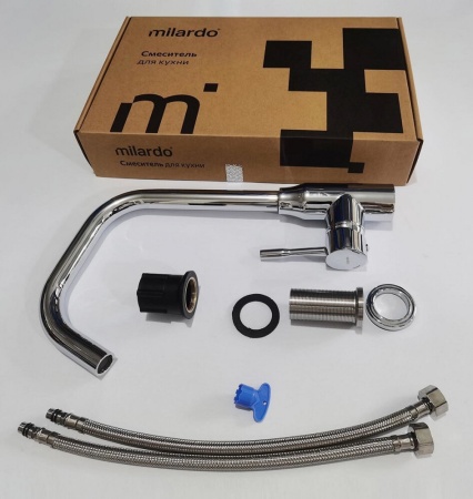 Смеситель для кухни Milardo Meal, хром M01SBL0M05