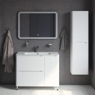 Тумба с умывальником Iddis Edifice 100 белый EDI10WFi95K