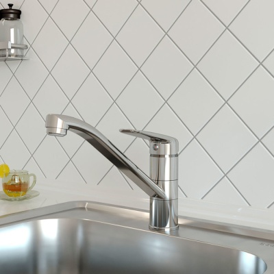 Смеситель для кухни с поворотным изливом Iddis Male MALSB00i05. Акция. Распродажа Образец