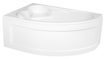 Ванна акриловая асимметричная левая с ножками с панелью Cersanit KALIOPE 153x100 (S301-024+PA-KALIOPE*153)