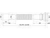 Сифон гофрированный  Ани Пласт 1/2 G106
