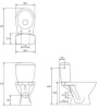 Унитаз-компакт Cersanit KASKADA K010 CCKZ1000300783