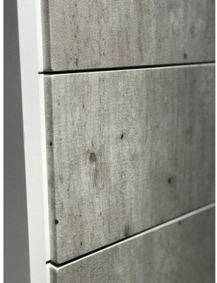 Шкаф-пенал правый Roca Ronda 1 390 мм ZRU9303006, бетон/белый глянец