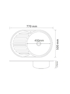 Кухонная мойка РМС MG6-7750OVR