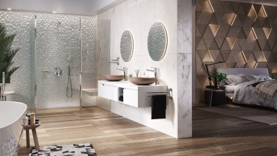 Смеситель Ferro Algeo для душа наст.скрыт. монтажа 2 выхода в комплекте. Образец. Распродажа