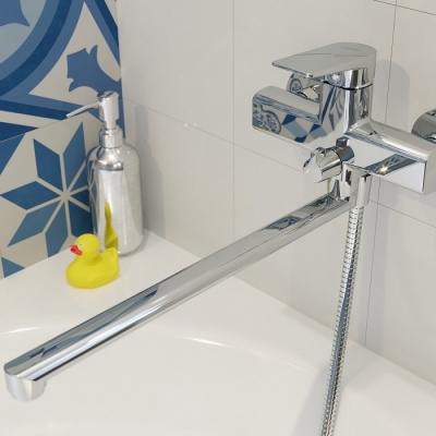 Смеситель для ванны Iddis Bridge BRDSB02i10WA. Акция. Распродажа Образец