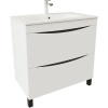 Тумба с умывальником напольная Iddis Cloud 80, белая CLO80WFi95K