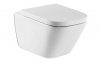 Унитаз подвесной Roca The Gap Clean Rim с сиденьем микролифт