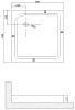 Душевой поддон квадратный 13см Niagara NG-90-90Q 90901Q