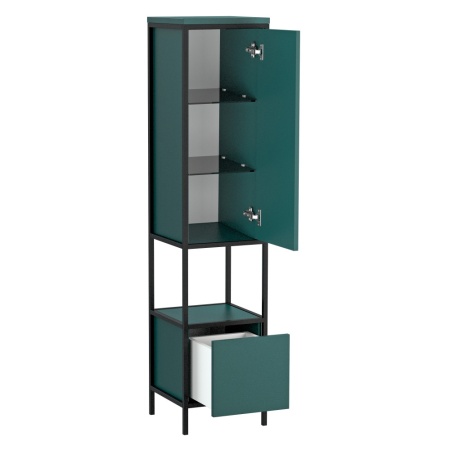 Пенал напольный Cersanit BOTANIQUE 30 А63016, универсальный зелёный