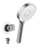 Душевой гарнитур (держатель лейки) 3 режима шланг 150 металл круг Cersanit Ferro 64086