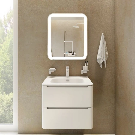 Зеркало 80 см IDDIS Edifice ЗЛП107 с подсветкой и подогревом