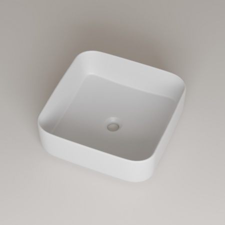 Умывальник накладной Iddis Bridge 39 BRIWS04i27, белый. Образец. Распродажа