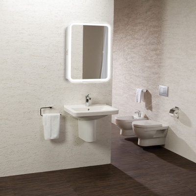 Зеркало-шкаф Silver Mirrors Фиджи Flip 60 (600х800 R-78) (левый-правый подвес дверцы) LED-00002472