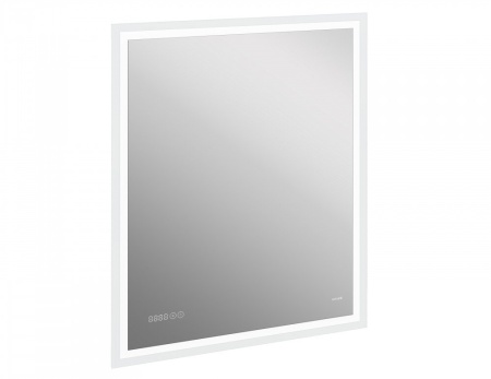 Зеркало с подсветкой, часами и антизапотеванием Cersanit LED 080 design pro 70x85 LU-LED080*70-p-Os. Акция Зеркало с подсветкой, часами и антизапотеванием Cersanit LED 080 design pro 70x85 LU-LED080*70-p-Os. Акция