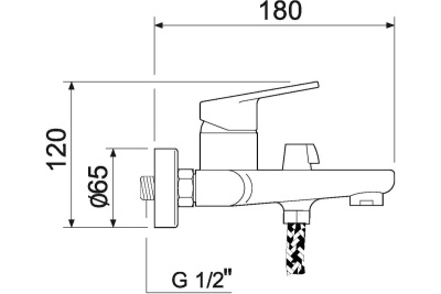 Смеситель для ванны PMC SL132-009E