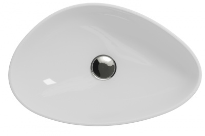 Умывальник накладной Cersanit MODUO 55 LEAF на столешницу, 0 отв., белый A63571