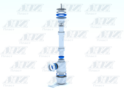 Сифон умывальника Ани Пласт 1/4 C1000