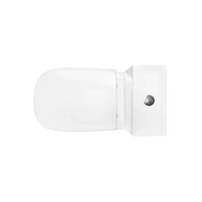 Унитаз-компакт напольный Sanita Luxe Quadro Slim QDRSLCC01151022, белый