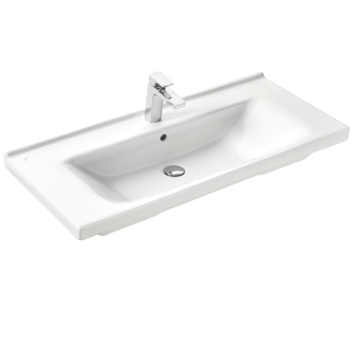 Тумба IDEA Квадро 100 с умывальником Миранда 100