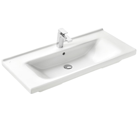 Тумба IDEA Квадро 100 с умывальником Миранда 100