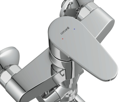 Смеситель для душа однорычажный излив 30см Cersanit Cari 63028