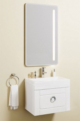 Тумба подвесная AQWELLA Инфинити Т6/001 с умывальником Infinity 600 (Inf.01.06/001+Inf.06.04.D)