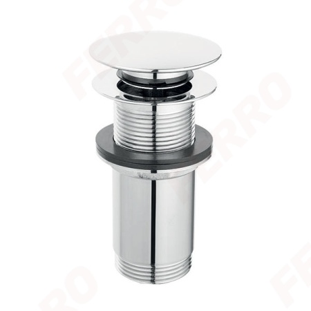 Донный клапан для умывальников Ferro Rotondo, хром S285-WBP