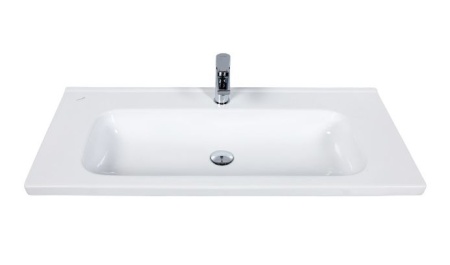 Тумба подвесная Laparet ELECTRA 70 с умывальником Creavit Ideal 70 хромикс серебро (LE-WCAB-70-123+ID070-00CB00E-0000)