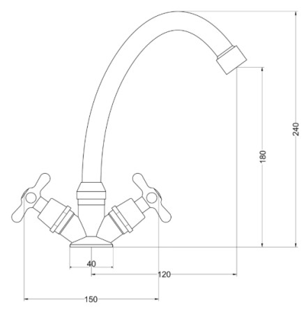 Смеситель для умывальника PMC РМС-Л2-271Ш