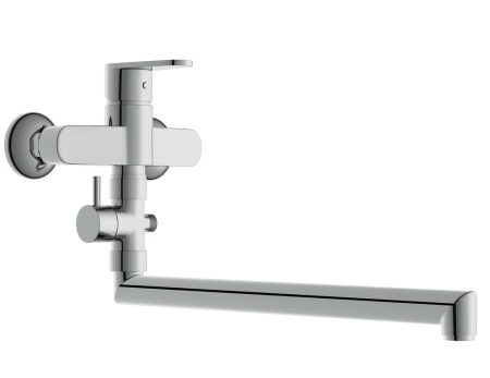 Смеситель для душа однорычажный излив 30см Cersanit Cari 63028. Распродажа