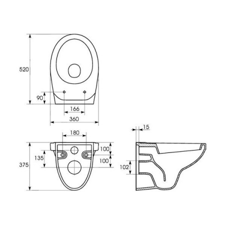 Унитаз подвесной с инсталляцией Cersanit Delfi. Акция