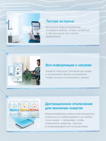Водонагреватель накопительный электрический 30л Midea MWH-3015-CED